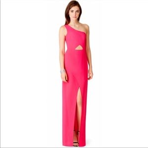 BCBG Fuschia Pink Kauri Formal Long Dress